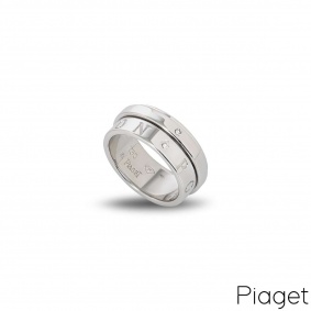 Piaget White Gold Diamond Eccentric Possession Ring G34PX253